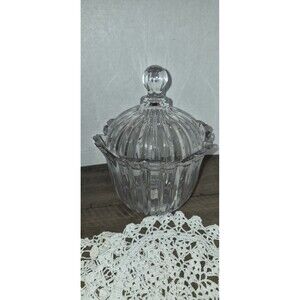 Crystal Clear Industries Alexandria Lead Free Crystal Candy Dish W/Lid